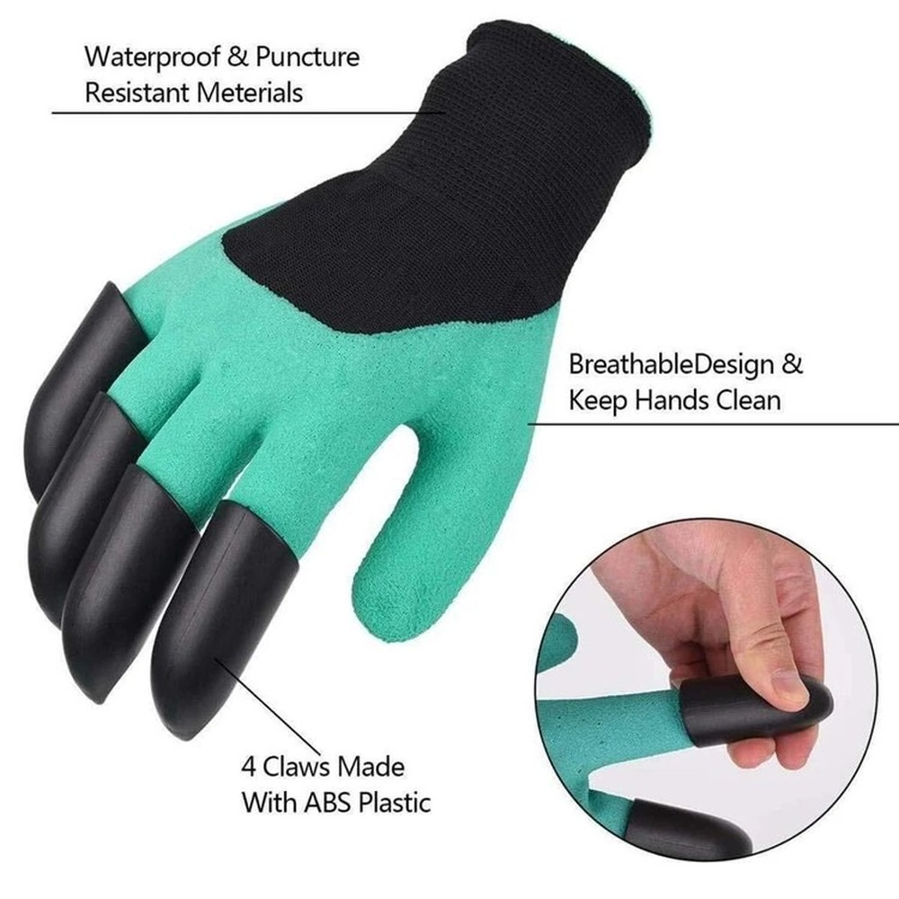 Waterproof Garden Gloves with Claws