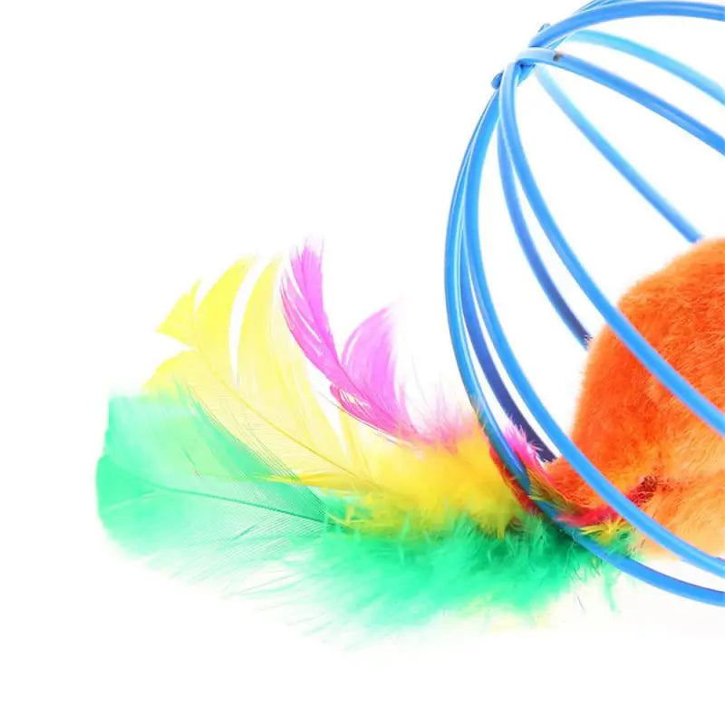 Interactive Cat Fun: Feather Wand with Bell