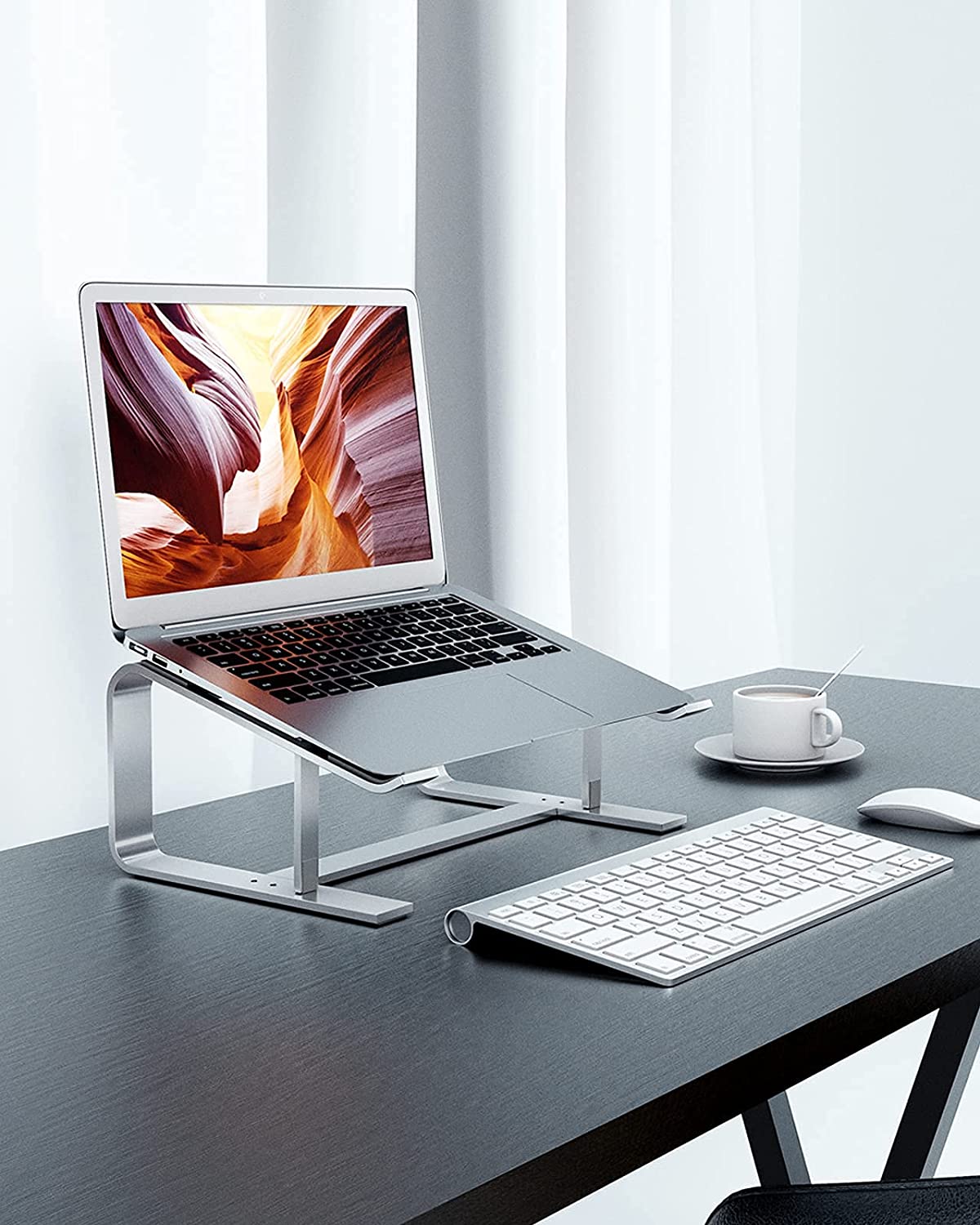 Premium Aluminum Laptop Stand for Ultimate Ergonomics