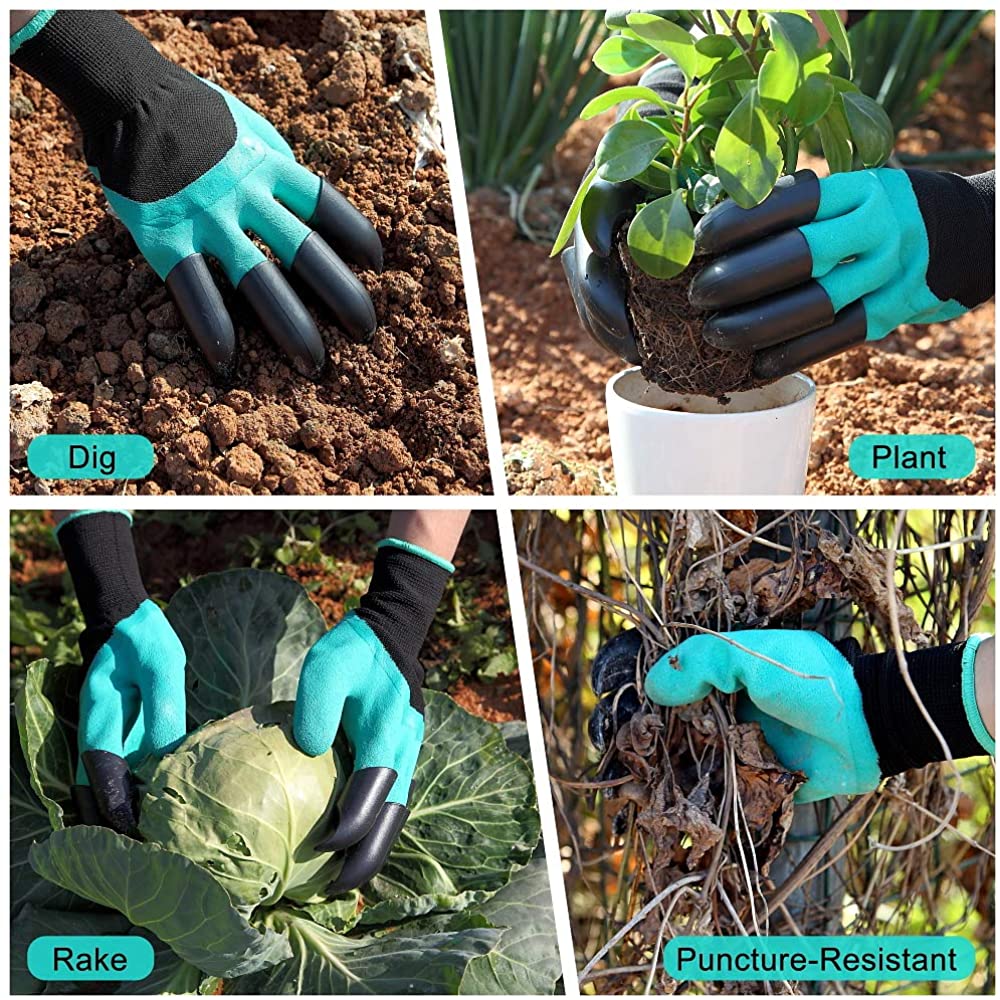 Waterproof Garden Gloves with Claws